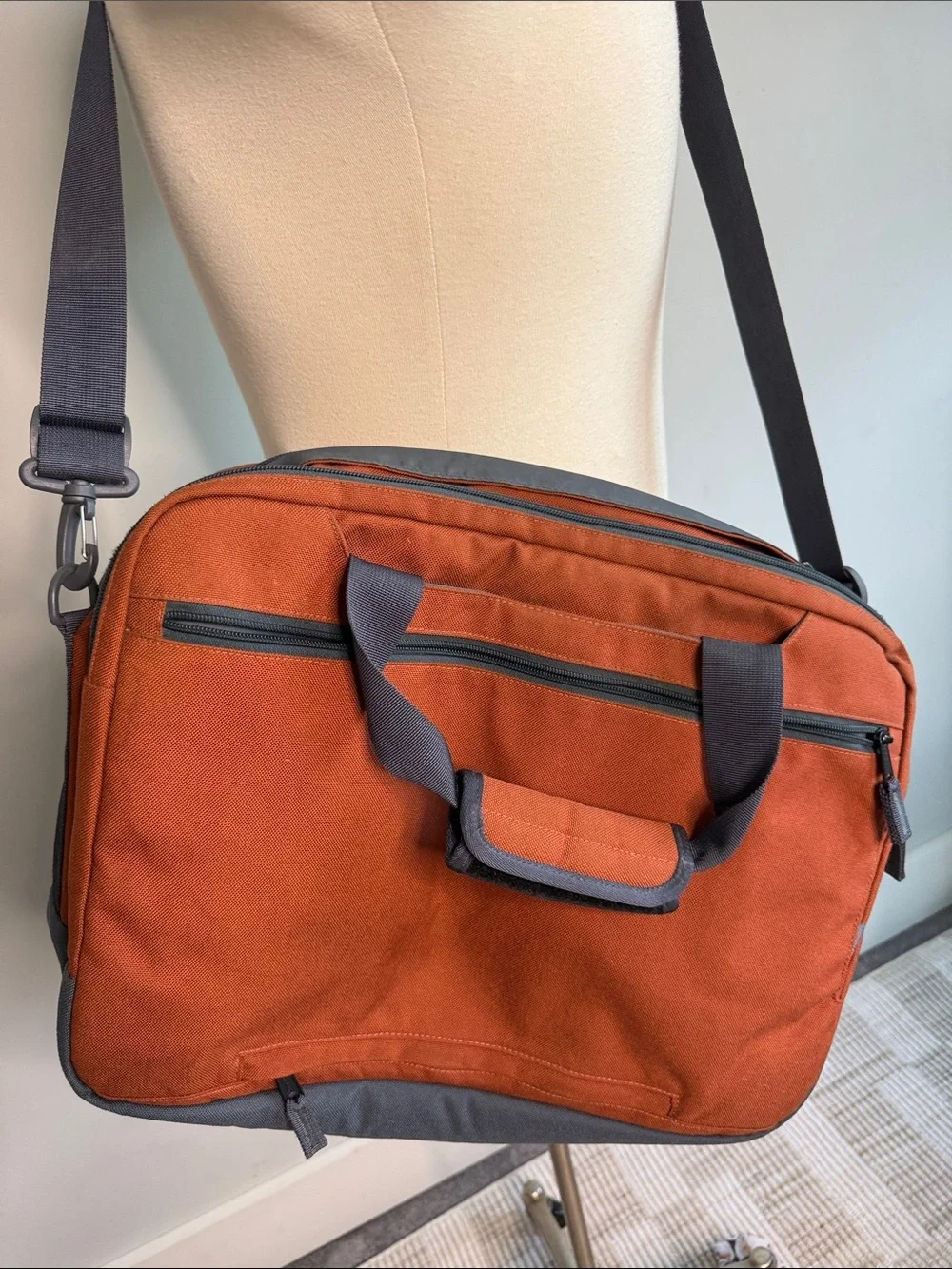 Vintage L.L. Bean Canvas Briefcase EUC